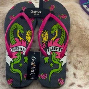 Chatties Flip Flops NWT